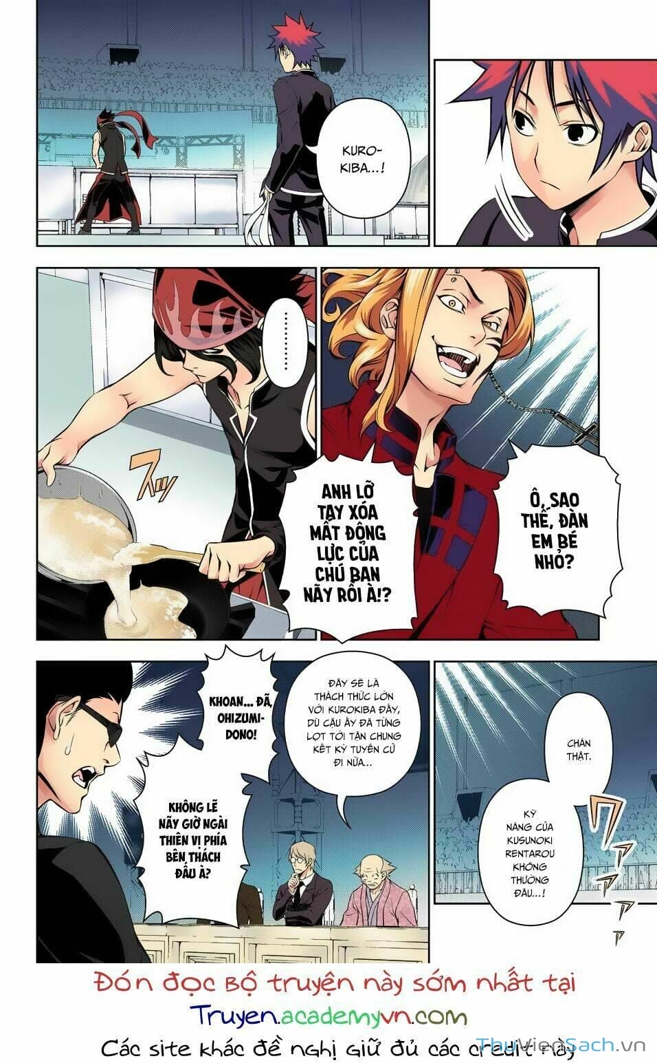 Truyện Tranh Vua Bếp Soma - Cuộc Chiến Ẩm Thực trang 7