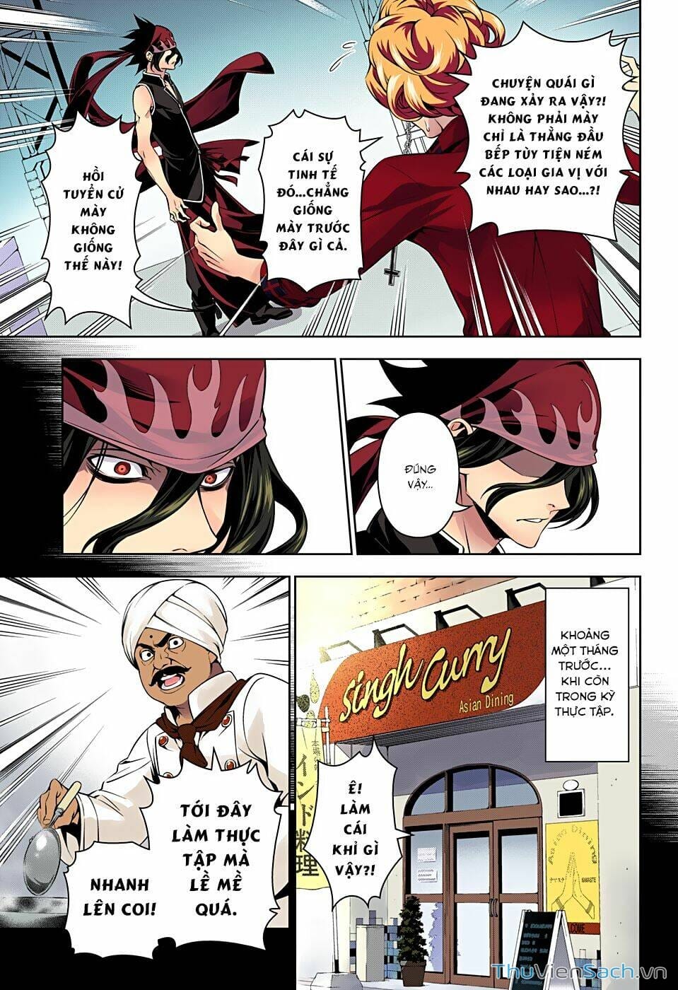 Truyện Tranh Vua Bếp Soma - Cuộc Chiến Ẩm Thực trang 7