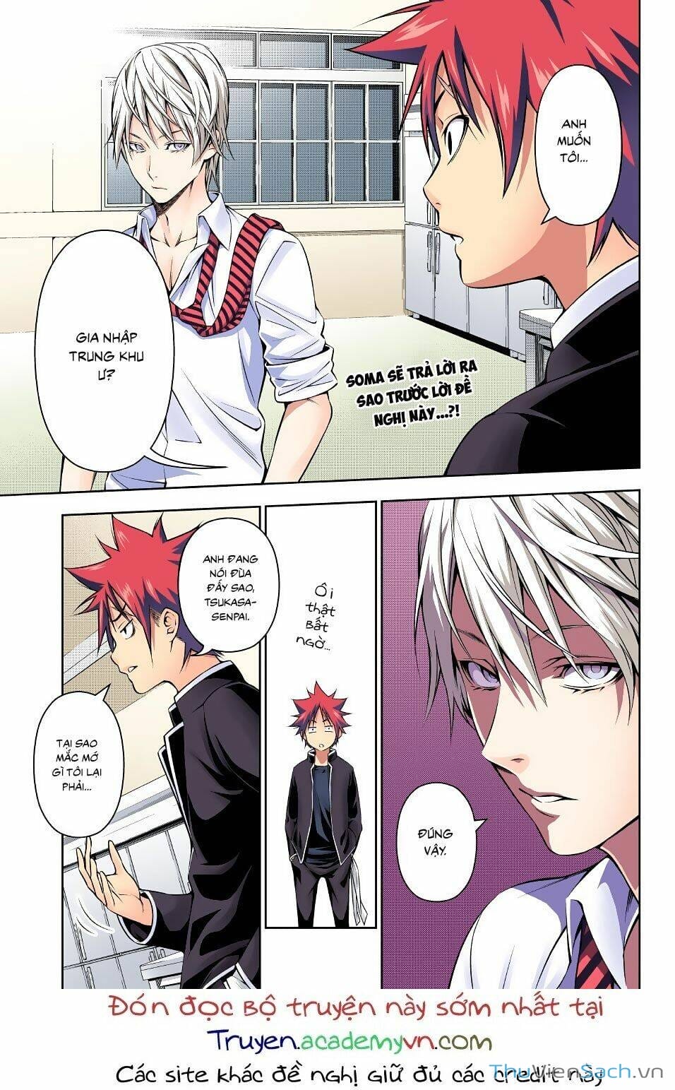 Truyện Tranh Vua Bếp Soma - Cuộc Chiến Ẩm Thực trang 7