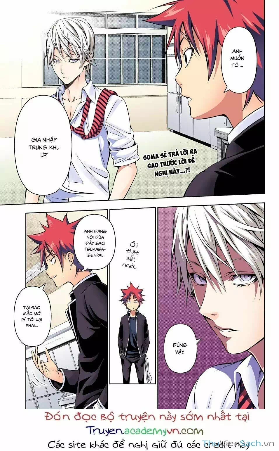 Truyện Tranh Vua Bếp Soma - Cuộc Chiến Ẩm Thực trang 7