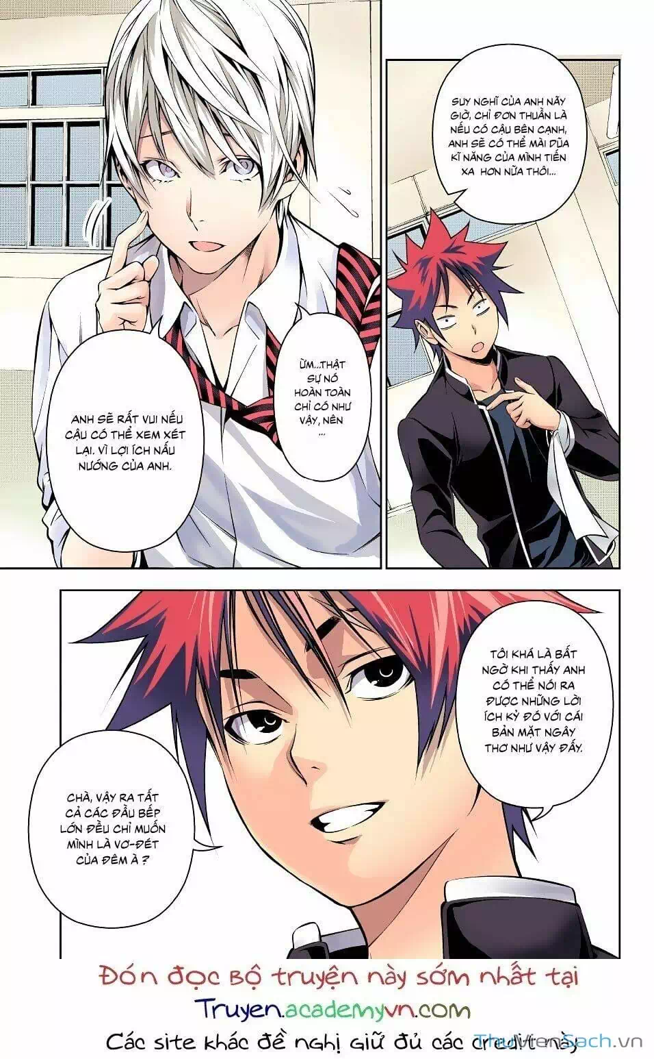 Truyện Tranh Vua Bếp Soma - Cuộc Chiến Ẩm Thực trang 7