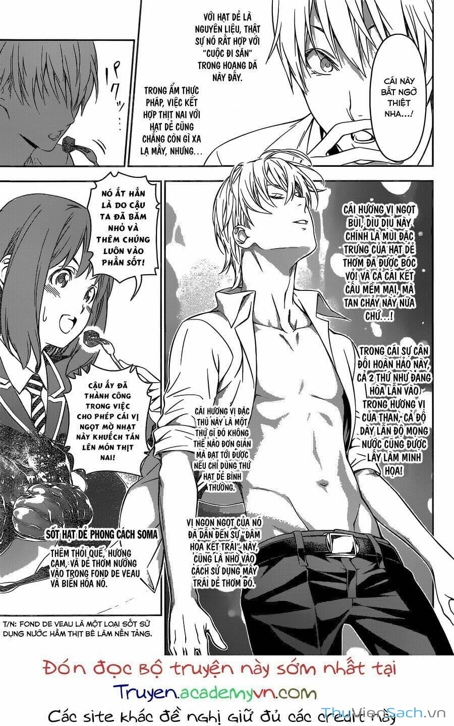 Truyện Tranh Vua Bếp Soma - Cuộc Chiến Ẩm Thực trang 7