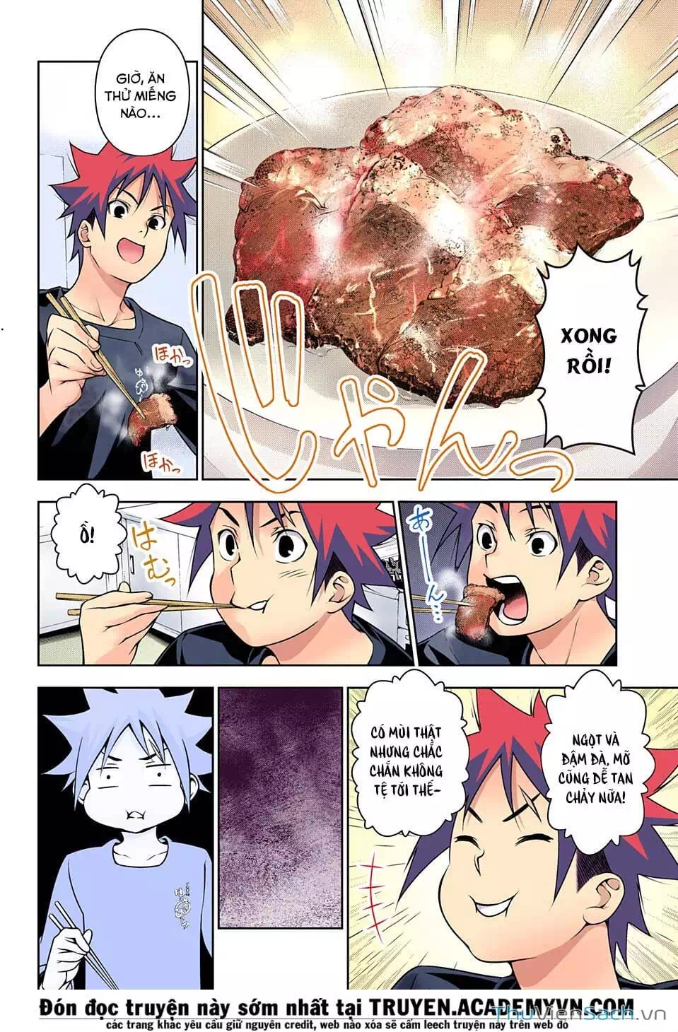 Truyện Tranh Vua Bếp Soma - Cuộc Chiến Ẩm Thực trang 7