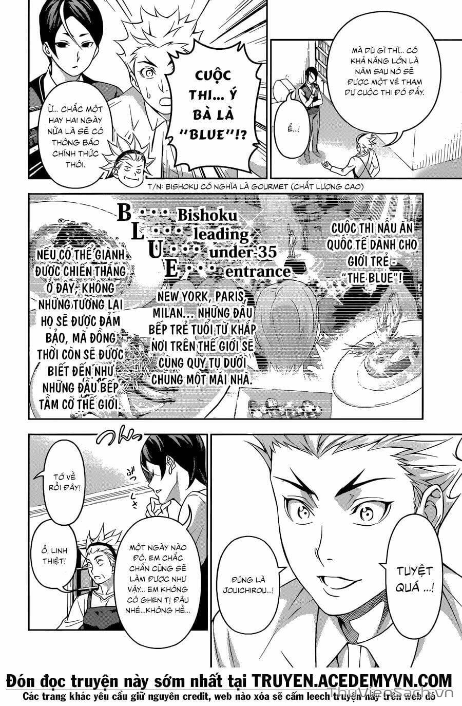 Truyện Tranh Vua Bếp Soma - Cuộc Chiến Ẩm Thực trang 7