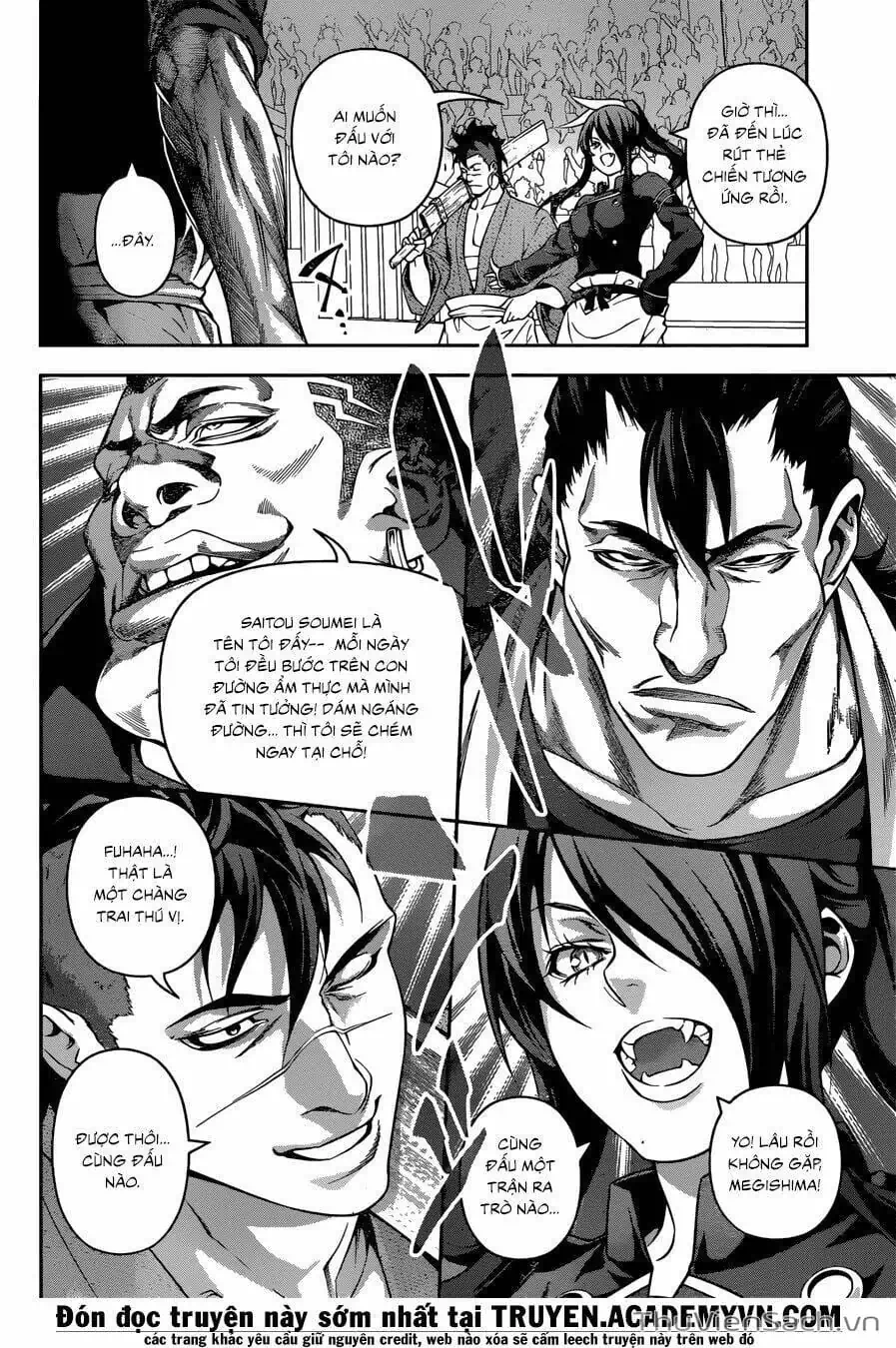 Truyện Tranh Vua Bếp Soma - Cuộc Chiến Ẩm Thực trang 7