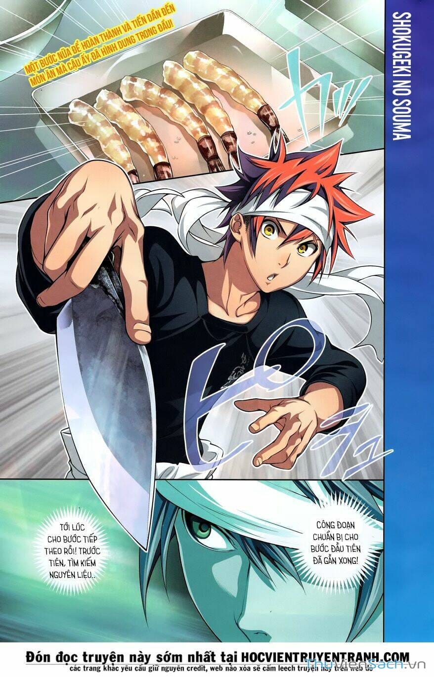 Truyện Tranh Vua Bếp Soma - Cuộc Chiến Ẩm Thực trang 7