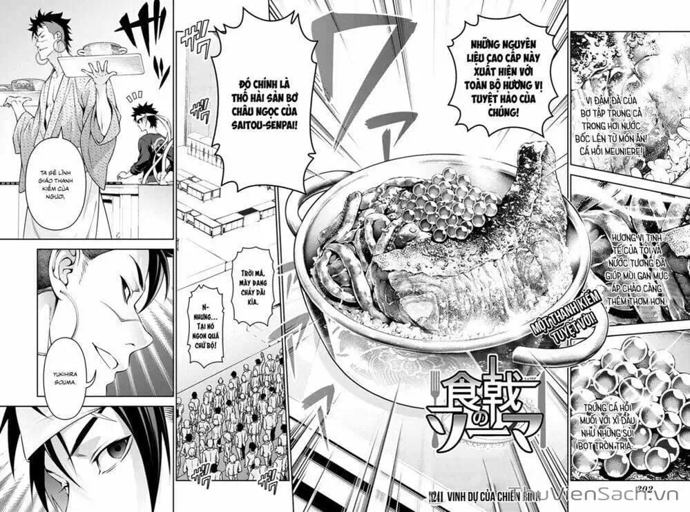 Truyện Tranh Vua Bếp Soma - Cuộc Chiến Ẩm Thực trang 7