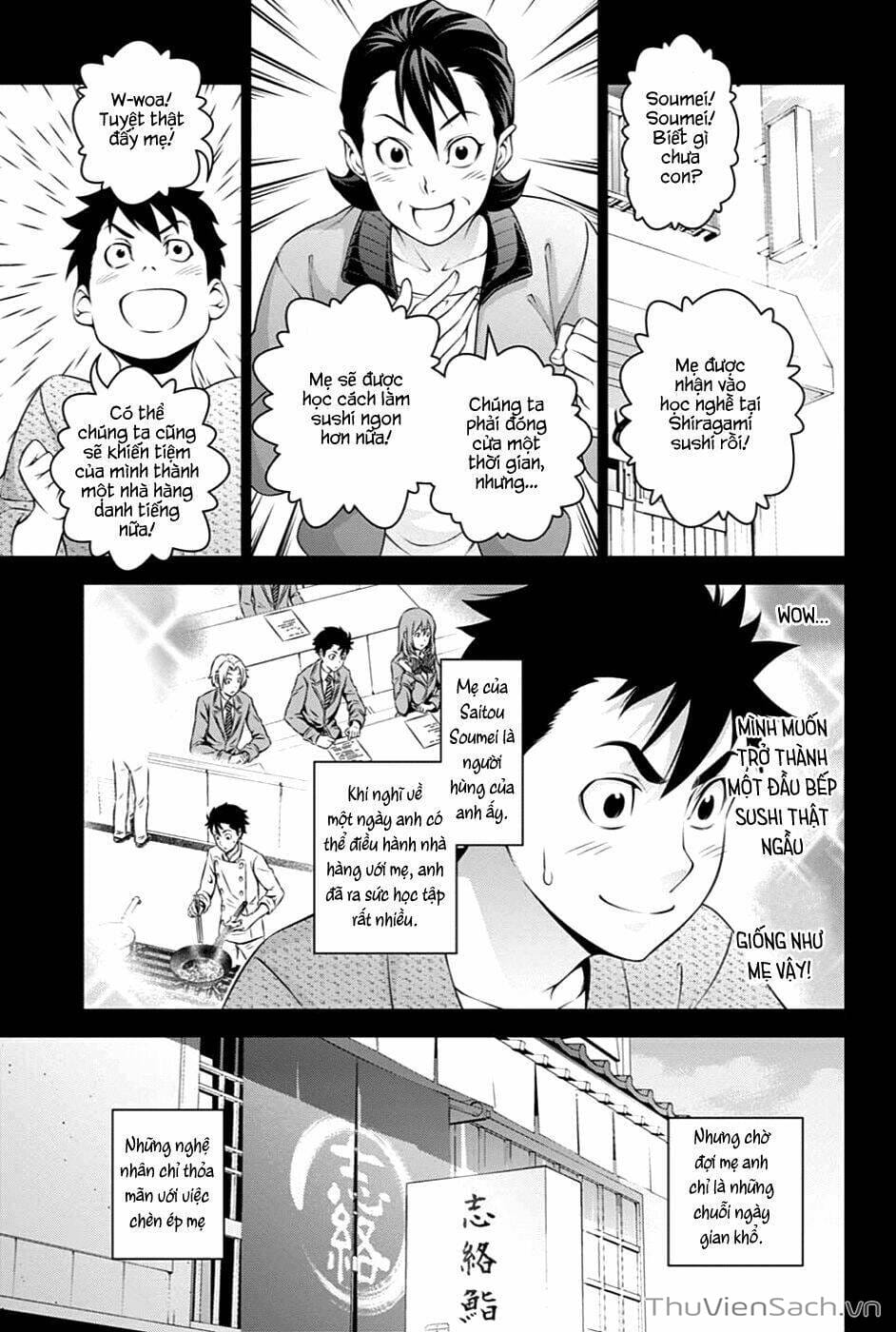 Truyện Tranh Vua Bếp Soma - Cuộc Chiến Ẩm Thực trang 7