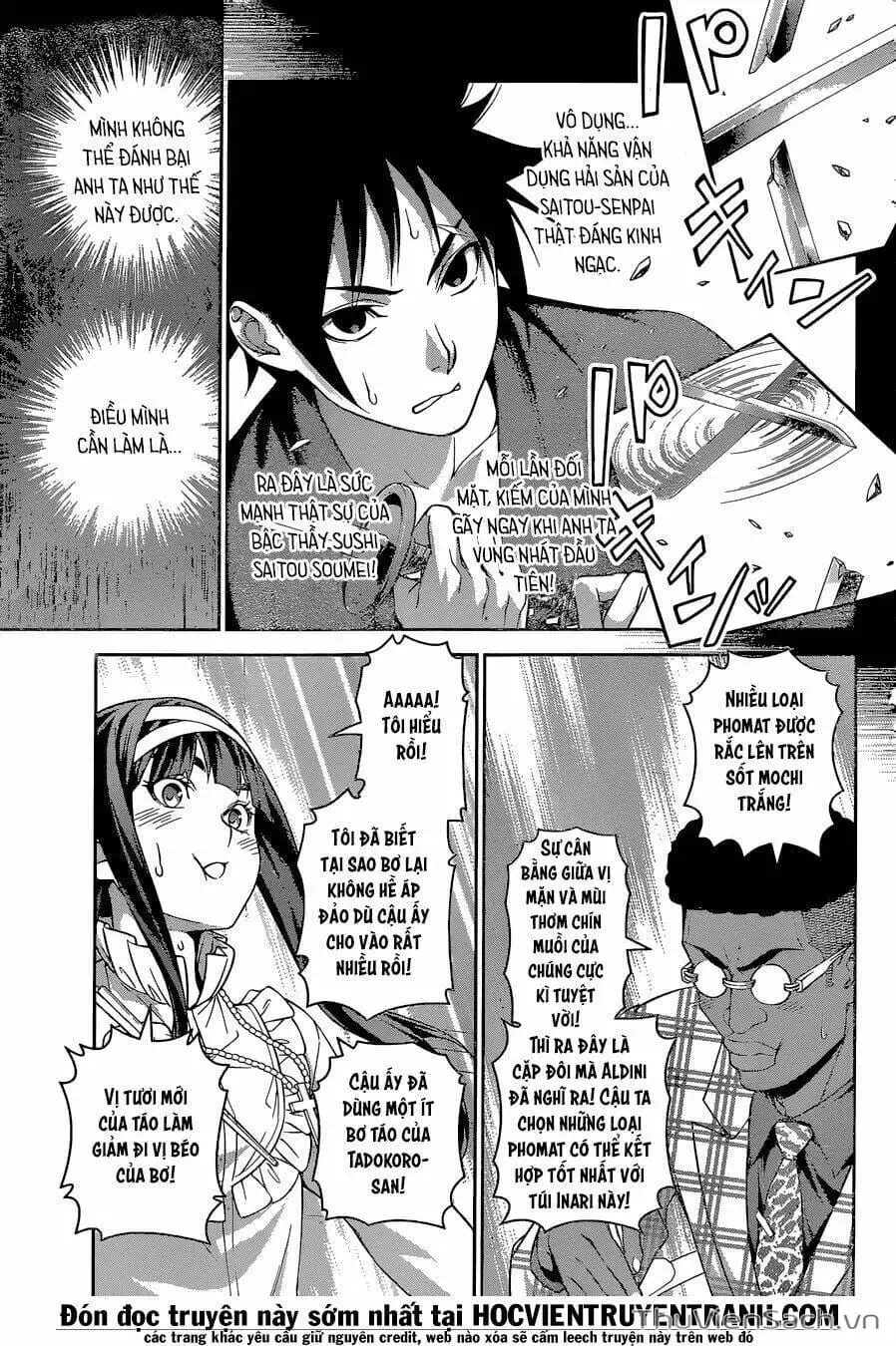 Truyện Tranh Vua Bếp Soma - Cuộc Chiến Ẩm Thực trang 7