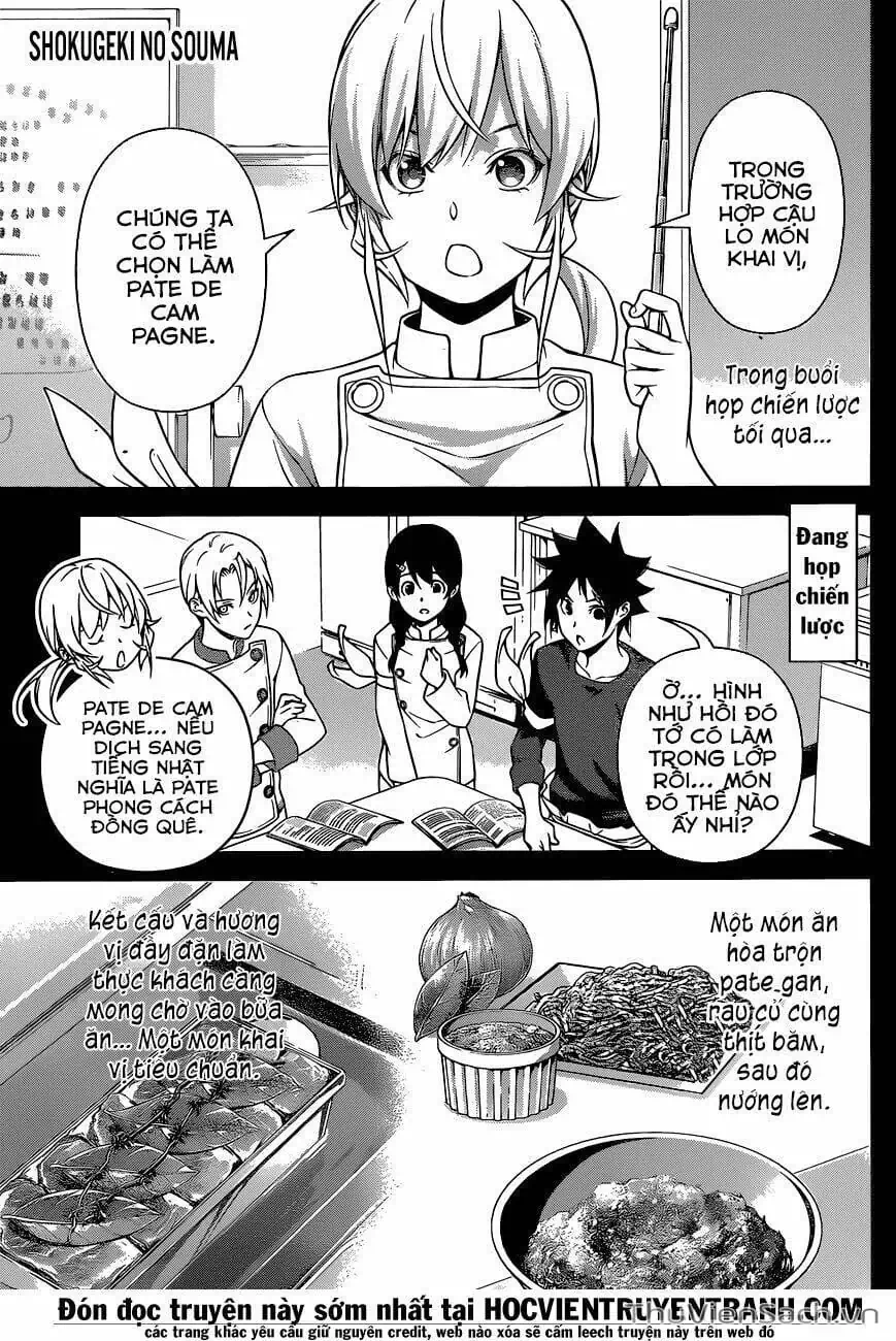 Truyện Tranh Vua Bếp Soma - Cuộc Chiến Ẩm Thực trang 7