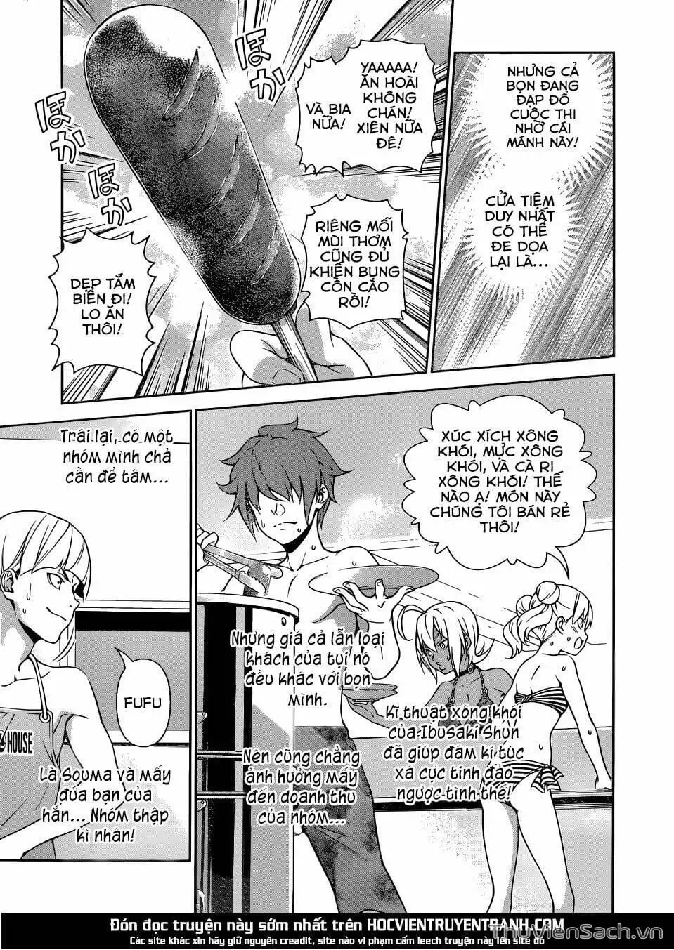 Truyện Tranh Vua Bếp Soma - Cuộc Chiến Ẩm Thực trang 7