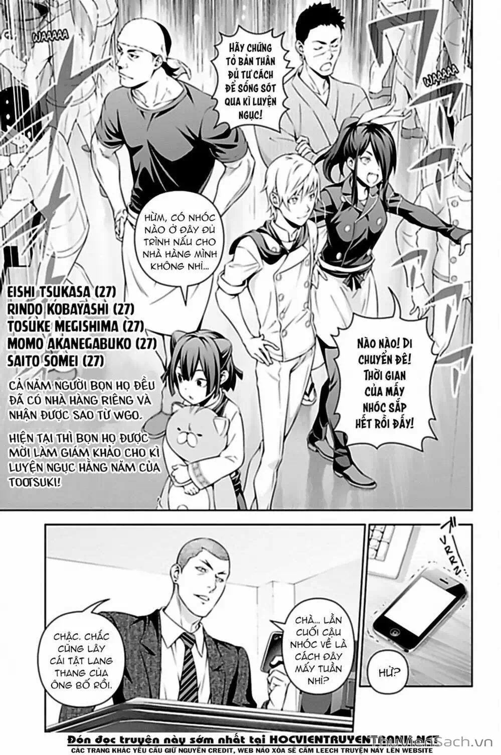 Truyện Tranh Vua Bếp Soma - Cuộc Chiến Ẩm Thực trang 7