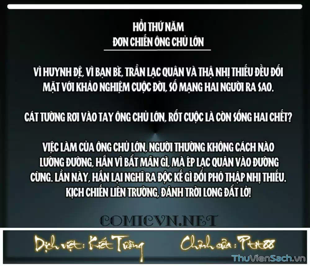 Truyện Tranh Cửu Long Thành Trại 1: Thành Phố Hắc Ám trang 5