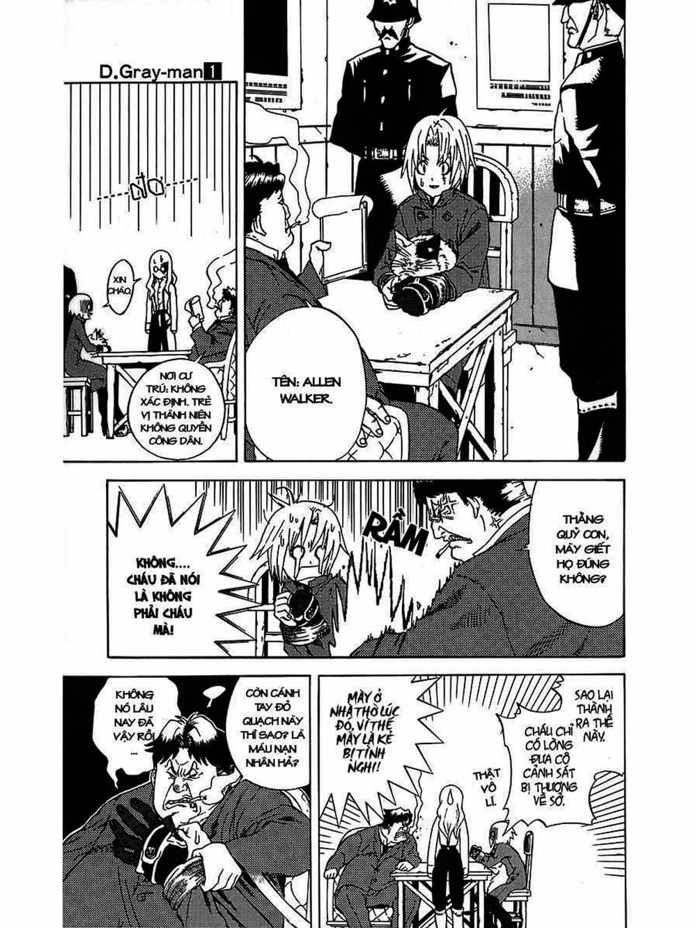 Truyện Tranh Quái Vật Sinh Ra Từ Linh Hồn Chết Chóc - D. Gray-Man trang 8