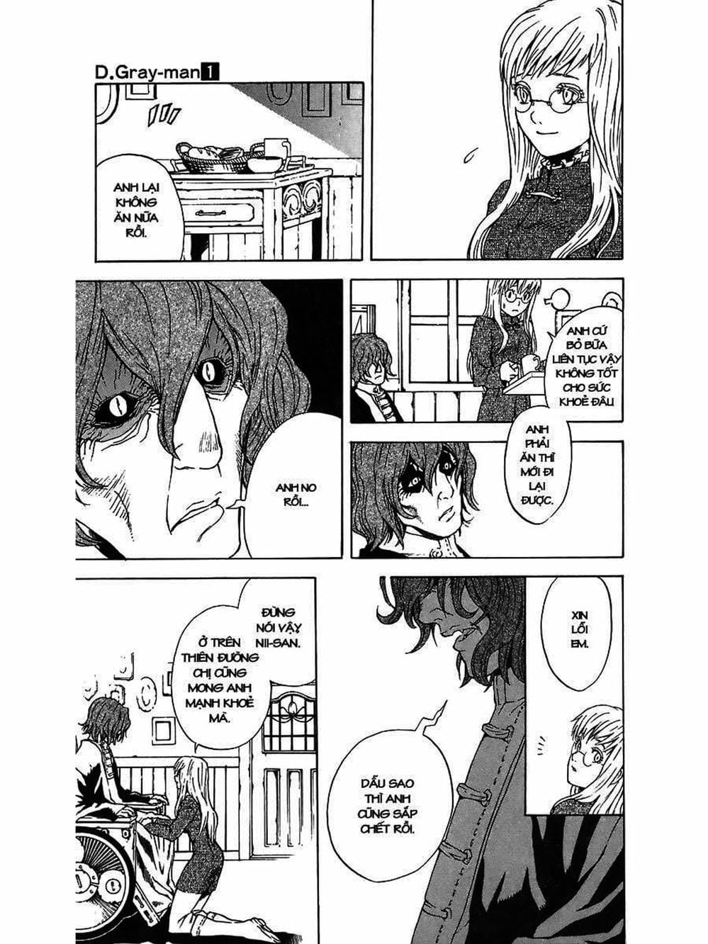 Truyện Tranh Quái Vật Sinh Ra Từ Linh Hồn Chết Chóc - D. Gray-Man trang 8