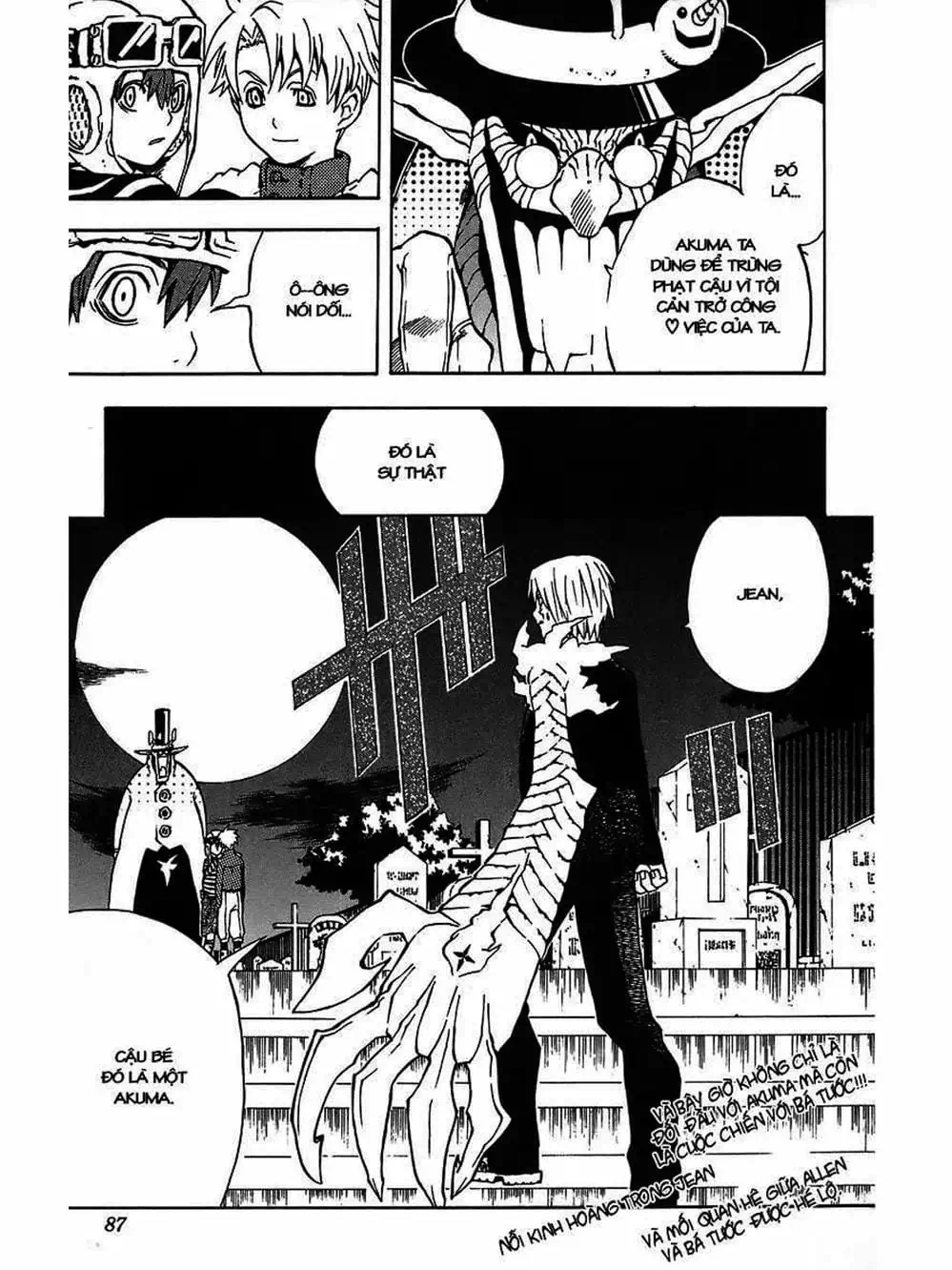 Truyện Tranh Quái Vật Sinh Ra Từ Linh Hồn Chết Chóc - D. Gray-Man trang 8