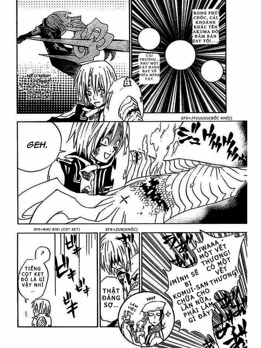 Truyện Tranh Quái Vật Sinh Ra Từ Linh Hồn Chết Chóc - D. Gray-Man trang 8