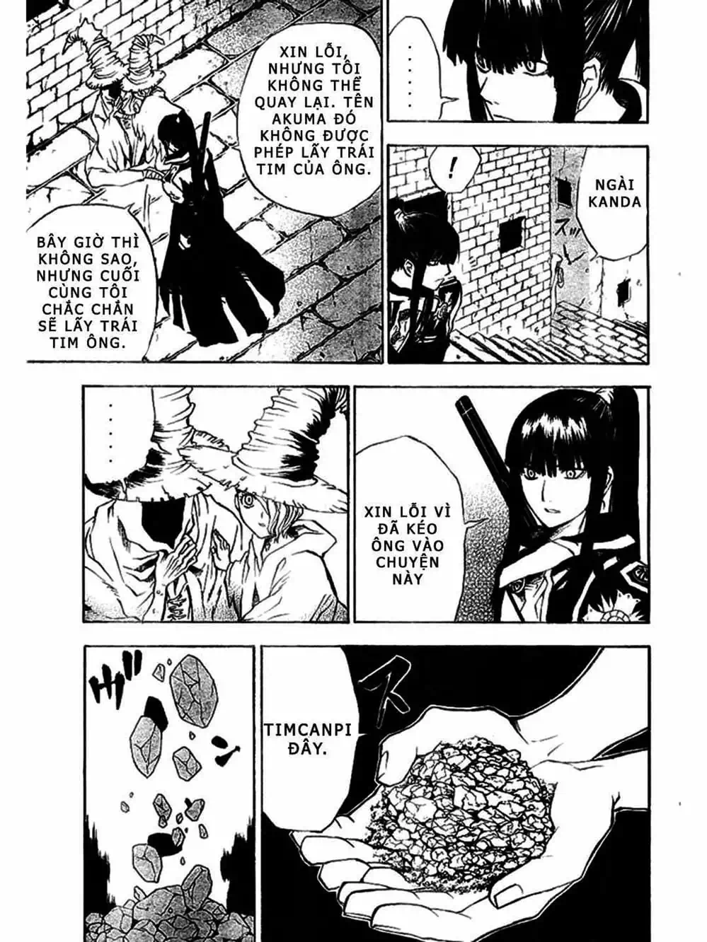 Truyện Tranh Quái Vật Sinh Ra Từ Linh Hồn Chết Chóc - D. Gray-Man trang 8