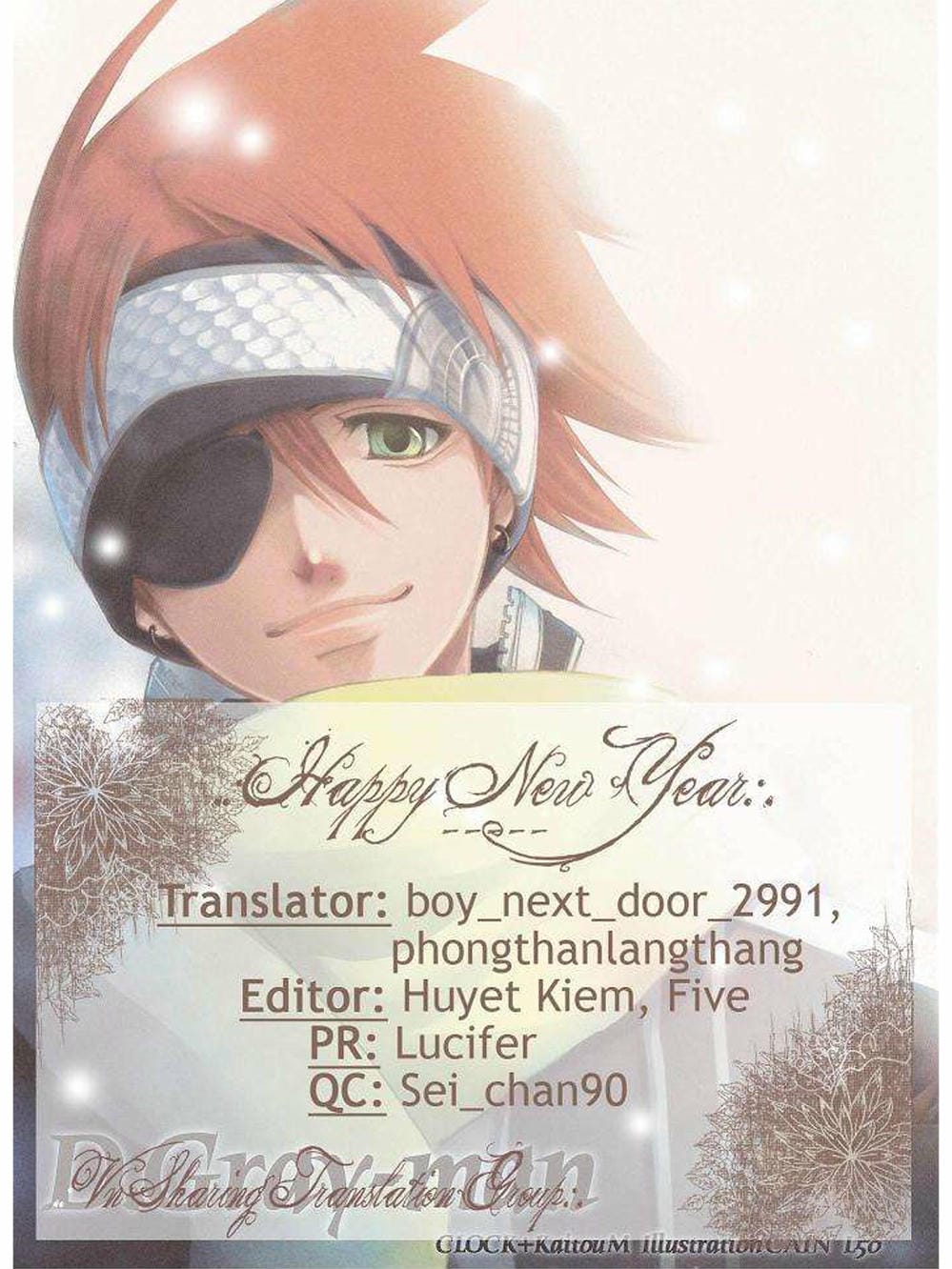 Truyện Tranh Quái Vật Sinh Ra Từ Linh Hồn Chết Chóc - D. Gray-Man trang 8