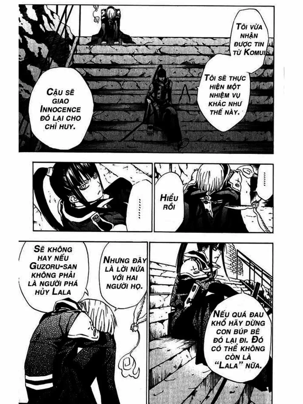 Truyện Tranh Quái Vật Sinh Ra Từ Linh Hồn Chết Chóc - D. Gray-Man trang 8