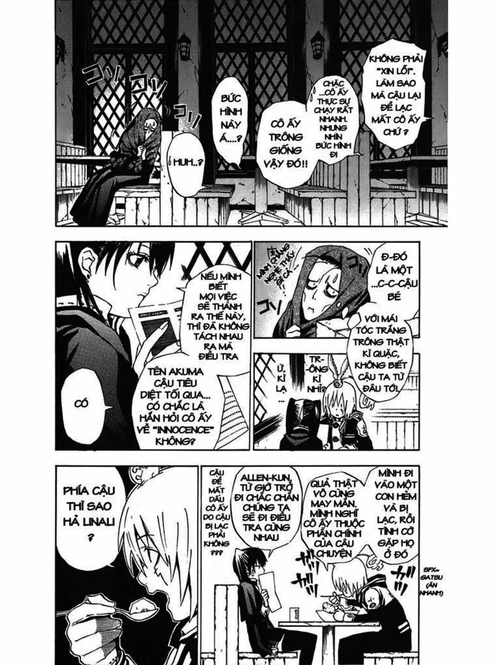 Truyện Tranh Quái Vật Sinh Ra Từ Linh Hồn Chết Chóc - D. Gray-Man trang 8