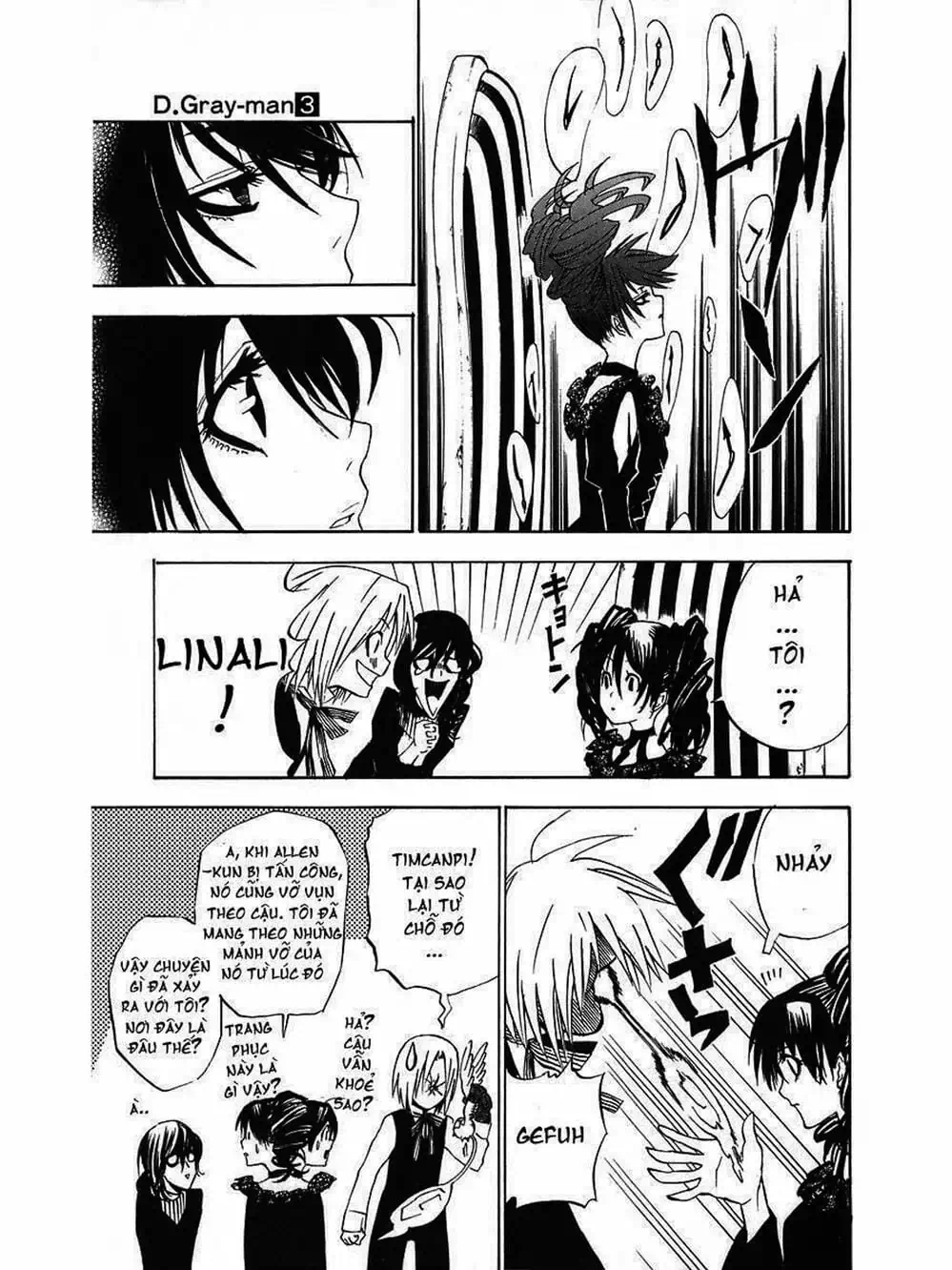 Truyện Tranh Quái Vật Sinh Ra Từ Linh Hồn Chết Chóc - D. Gray-Man trang 8