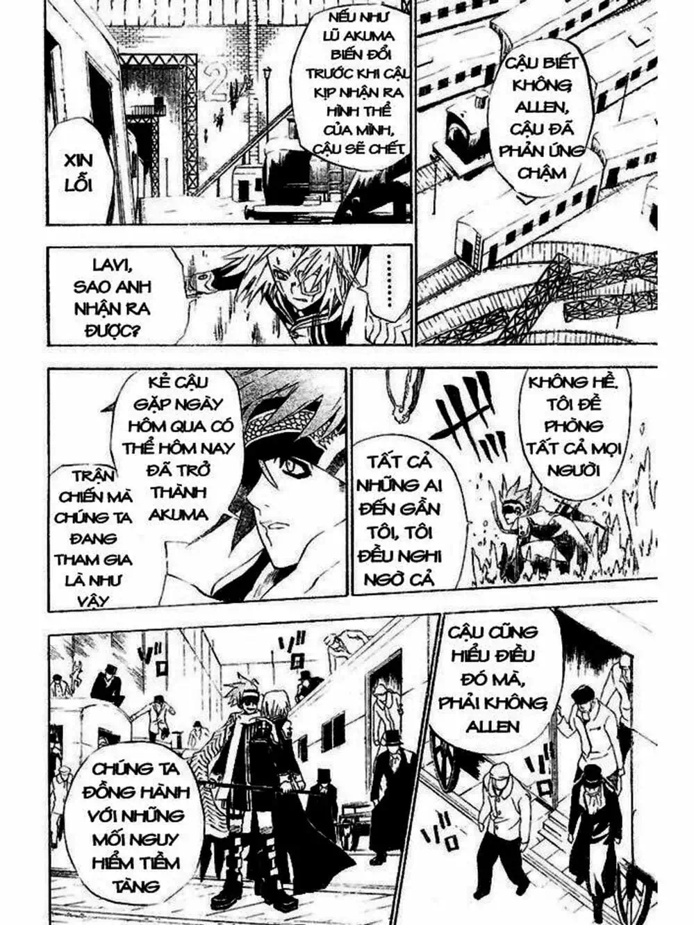 Truyện Tranh Quái Vật Sinh Ra Từ Linh Hồn Chết Chóc - D. Gray-Man trang 8