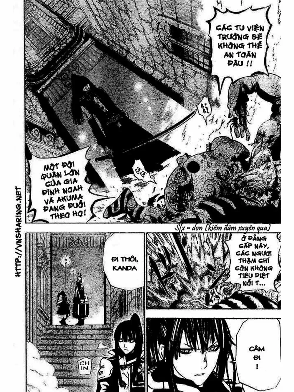 Truyện Tranh Quái Vật Sinh Ra Từ Linh Hồn Chết Chóc - D. Gray-Man trang 8