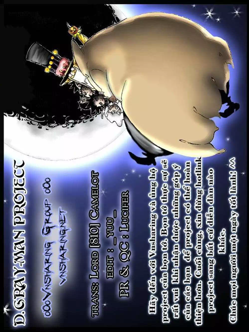 Truyện Tranh Quái Vật Sinh Ra Từ Linh Hồn Chết Chóc - D. Gray-Man trang 8