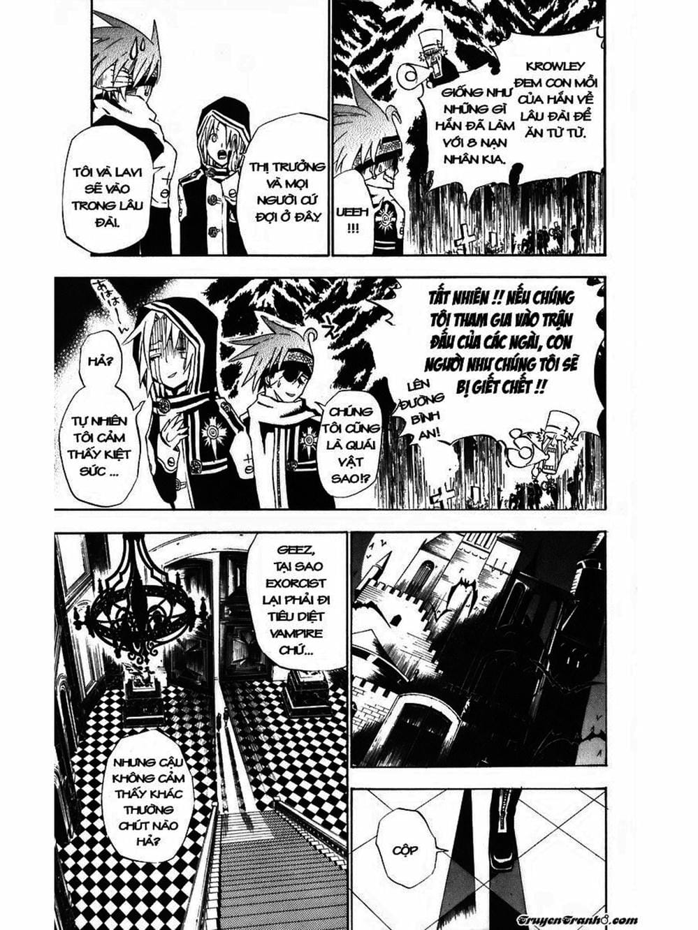 Truyện Tranh Quái Vật Sinh Ra Từ Linh Hồn Chết Chóc - D. Gray-Man trang 8