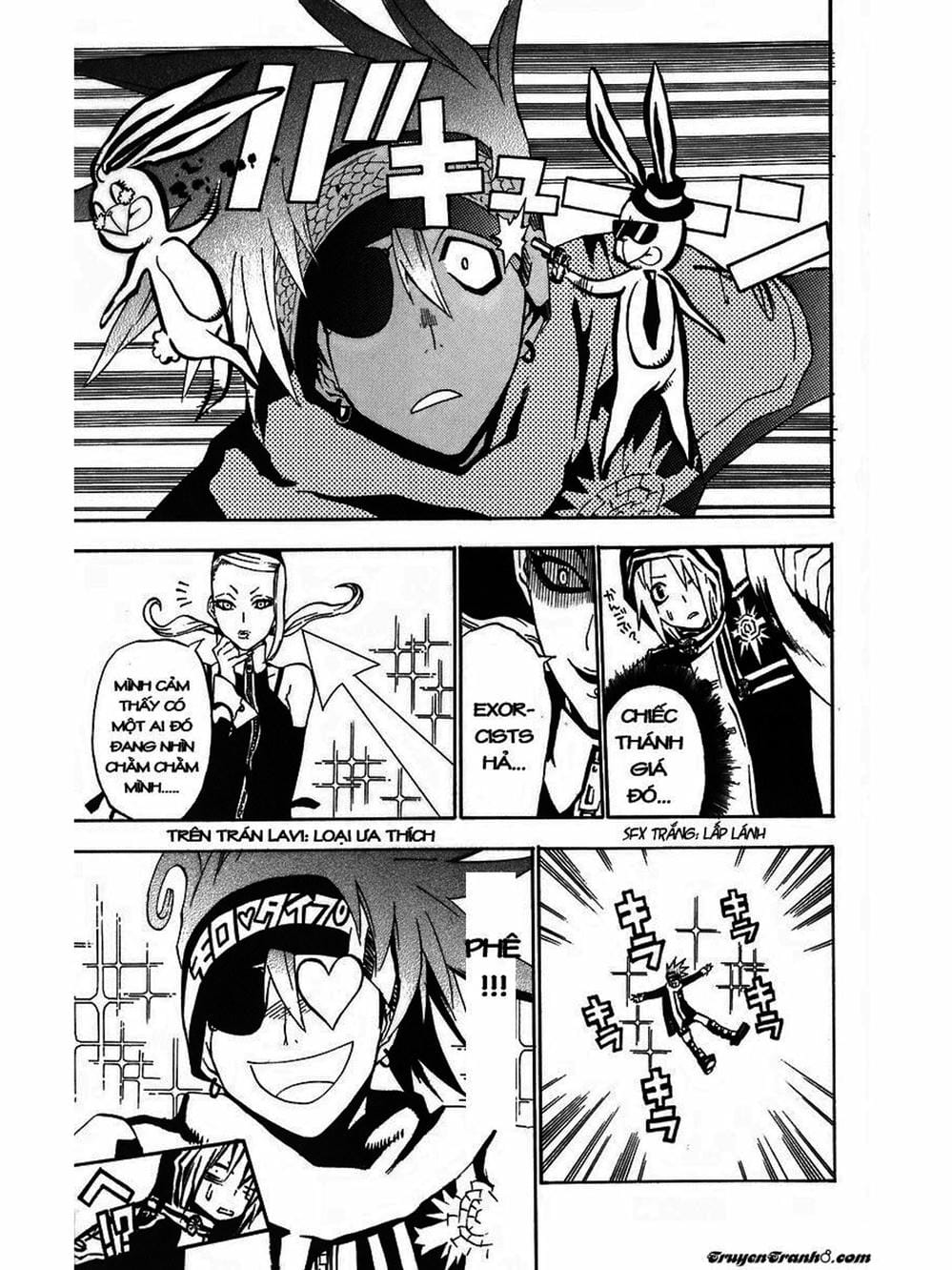 Truyện Tranh Quái Vật Sinh Ra Từ Linh Hồn Chết Chóc - D. Gray-Man trang 8