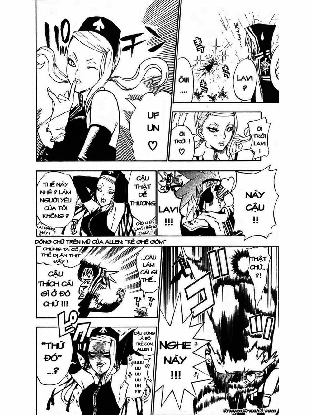 Truyện Tranh Quái Vật Sinh Ra Từ Linh Hồn Chết Chóc - D. Gray-Man trang 8