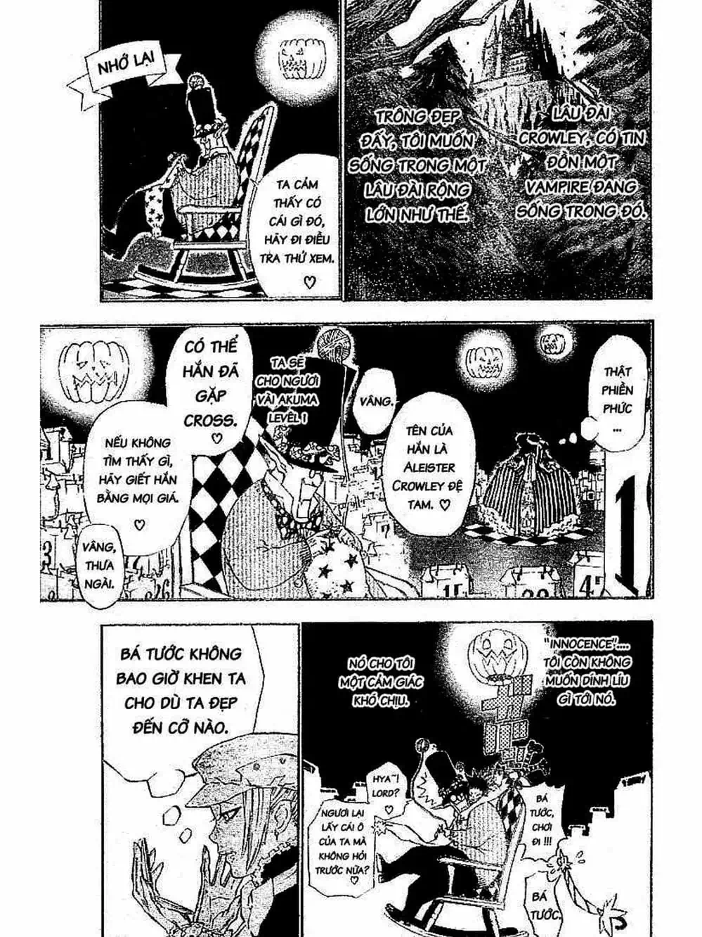 Truyện Tranh Quái Vật Sinh Ra Từ Linh Hồn Chết Chóc - D. Gray-Man trang 8