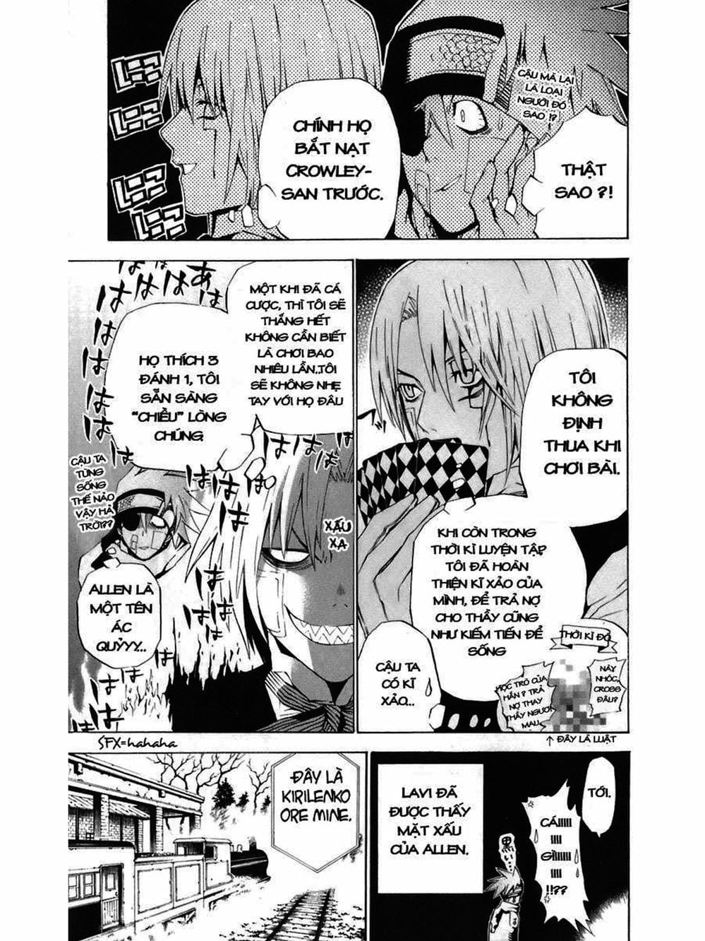 Truyện Tranh Quái Vật Sinh Ra Từ Linh Hồn Chết Chóc - D. Gray-Man trang 8