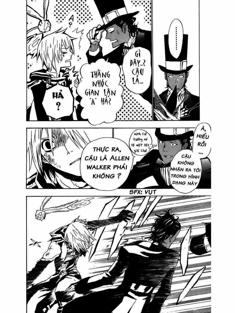 Truyện Tranh Quái Vật Sinh Ra Từ Linh Hồn Chết Chóc - D. Gray-Man trang 8