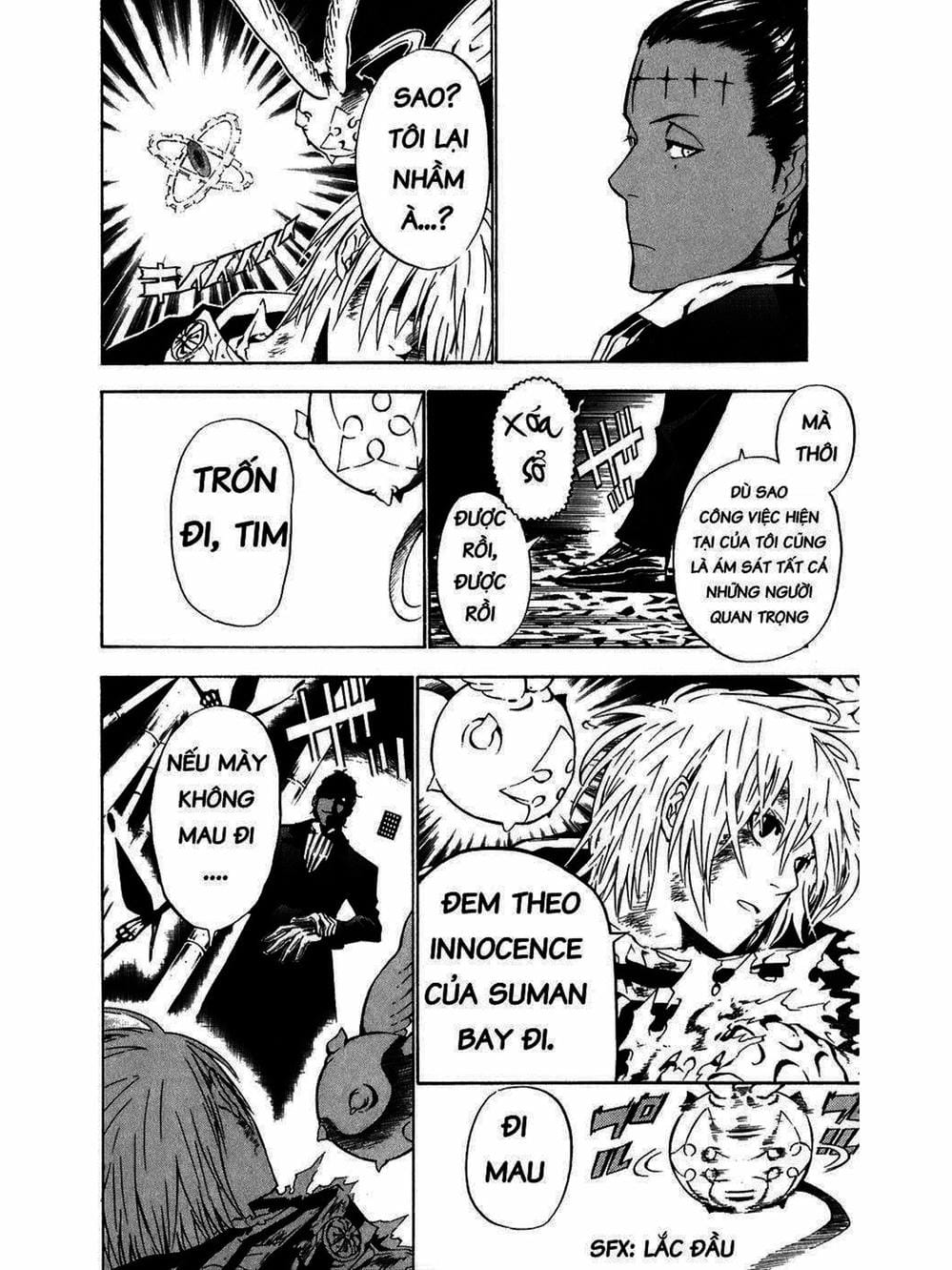Truyện Tranh Quái Vật Sinh Ra Từ Linh Hồn Chết Chóc - D. Gray-Man trang 8