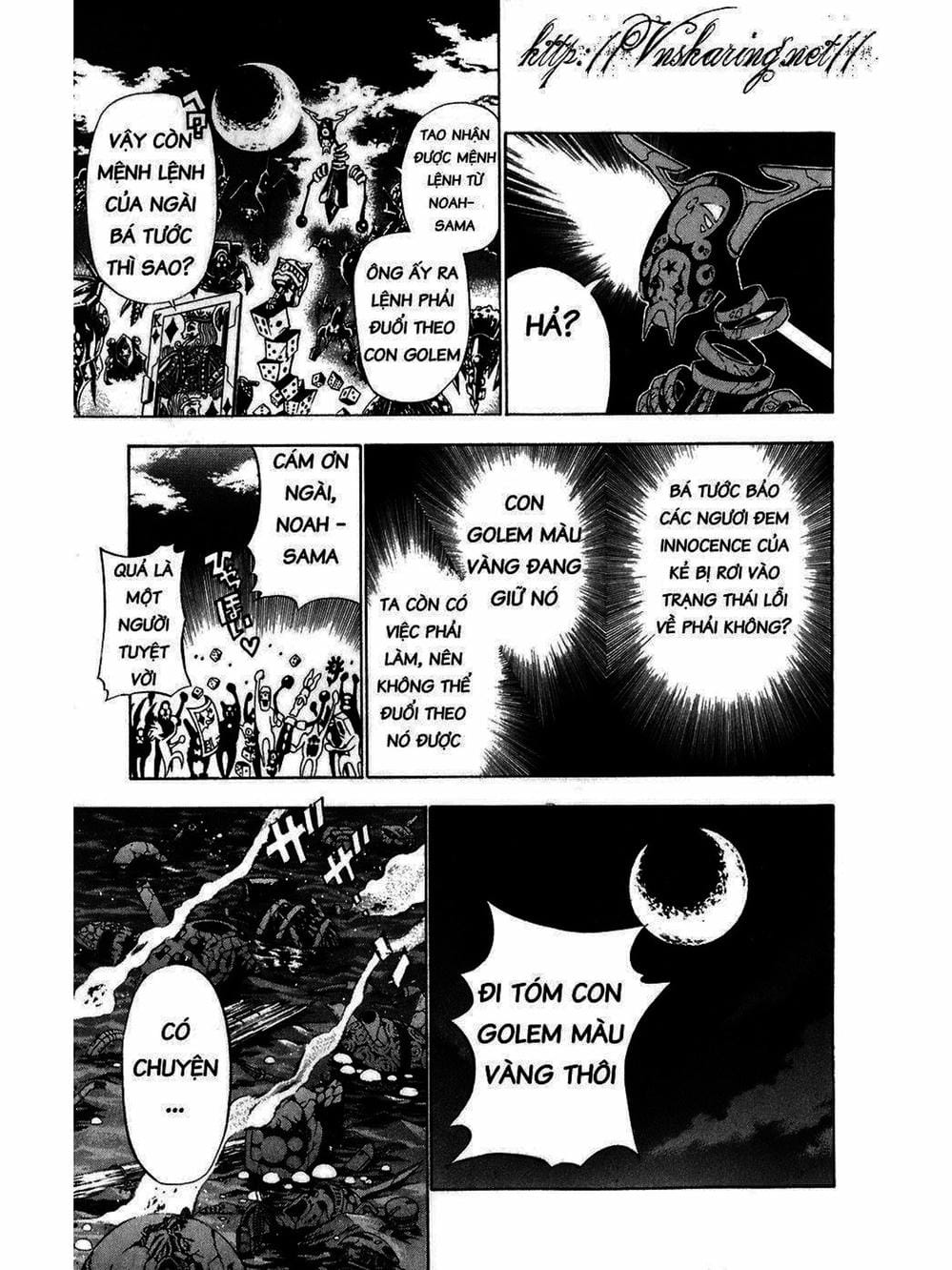 Truyện Tranh Quái Vật Sinh Ra Từ Linh Hồn Chết Chóc - D. Gray-Man trang 8