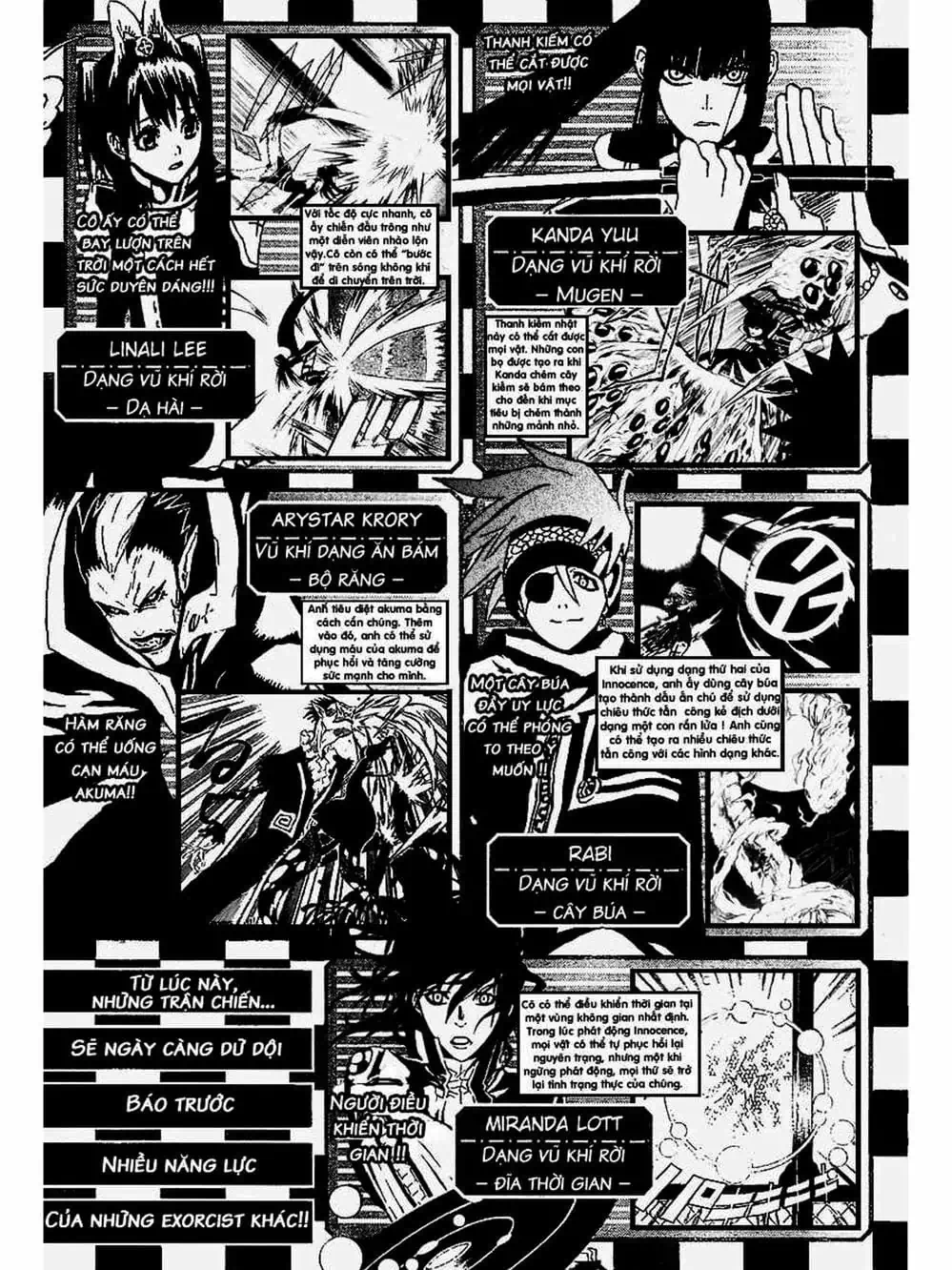 Truyện Tranh Quái Vật Sinh Ra Từ Linh Hồn Chết Chóc - D. Gray-Man trang 8