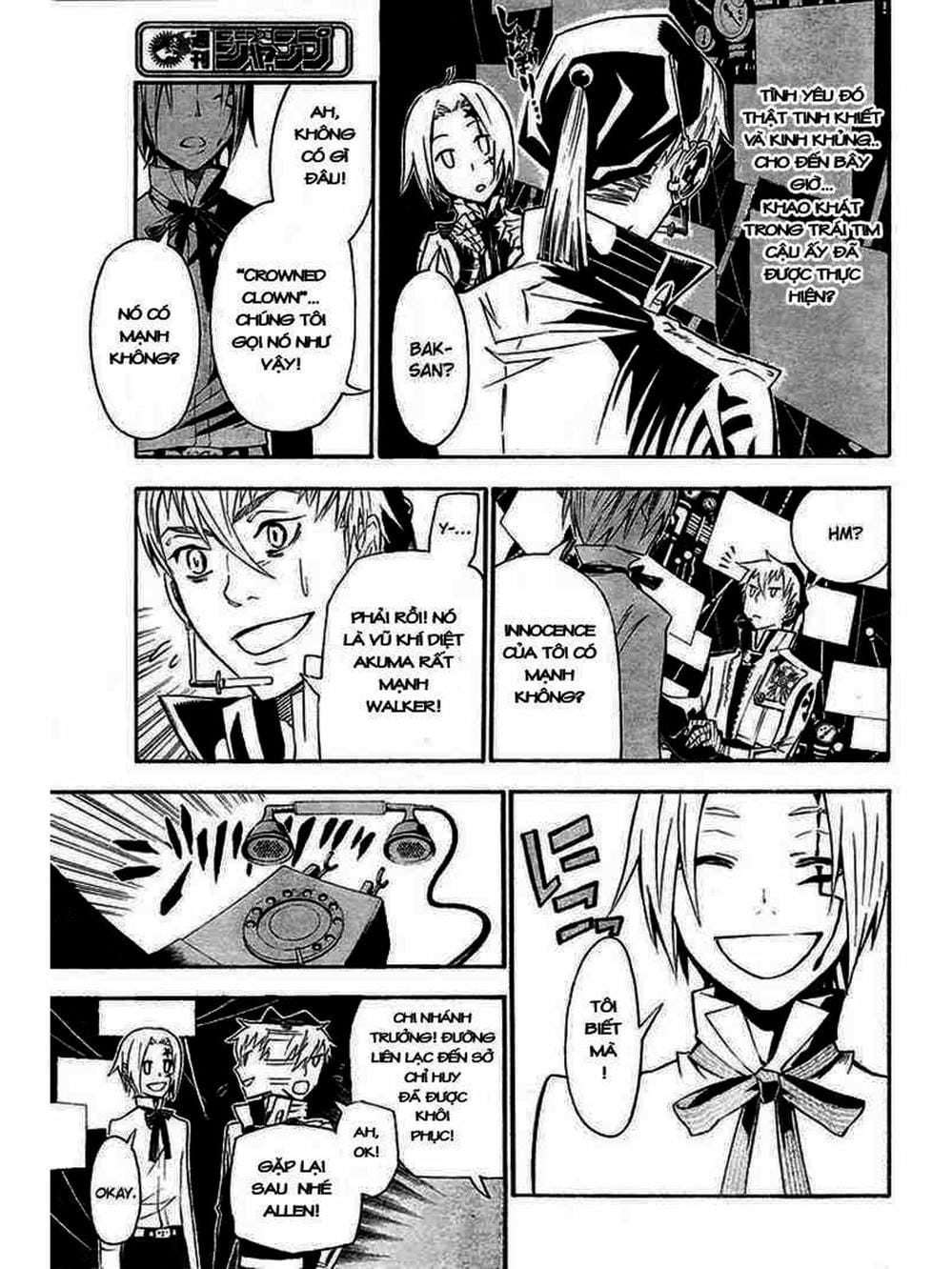 Truyện Tranh Quái Vật Sinh Ra Từ Linh Hồn Chết Chóc - D. Gray-Man trang 8