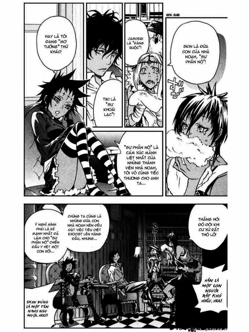 Truyện Tranh Quái Vật Sinh Ra Từ Linh Hồn Chết Chóc - D. Gray-Man trang 8