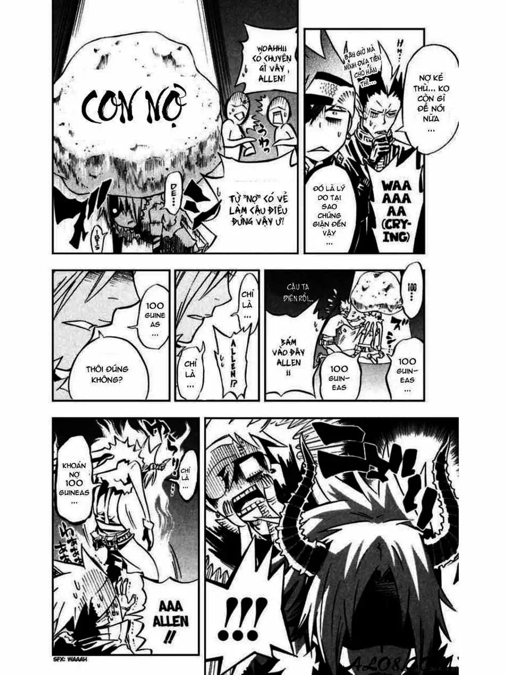 Truyện Tranh Quái Vật Sinh Ra Từ Linh Hồn Chết Chóc - D. Gray-Man trang 8