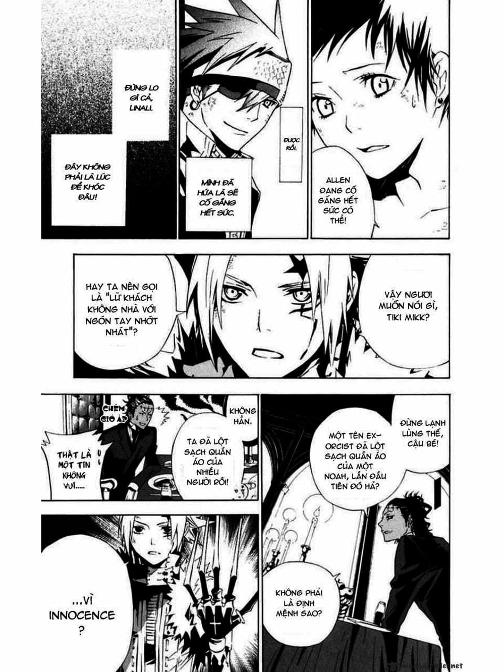 Truyện Tranh Quái Vật Sinh Ra Từ Linh Hồn Chết Chóc - D. Gray-Man trang 8