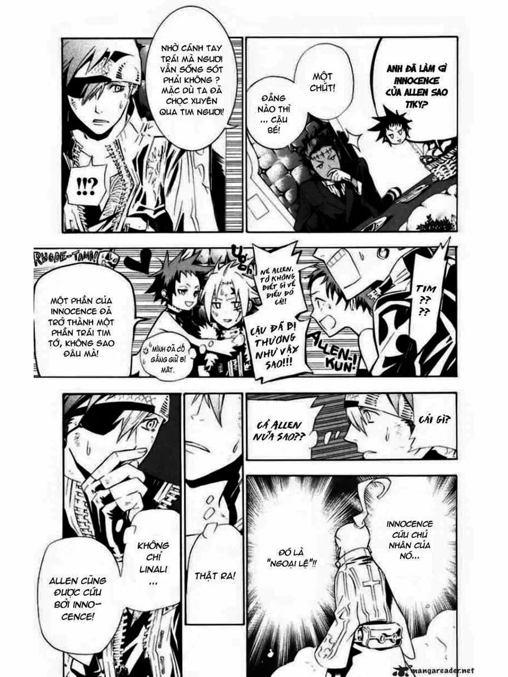 Truyện Tranh Quái Vật Sinh Ra Từ Linh Hồn Chết Chóc - D. Gray-Man trang 8