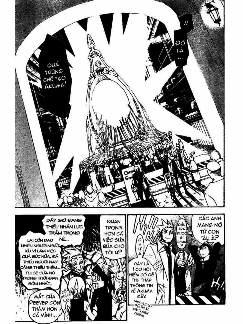 Truyện Tranh Quái Vật Sinh Ra Từ Linh Hồn Chết Chóc - D. Gray-Man trang 8