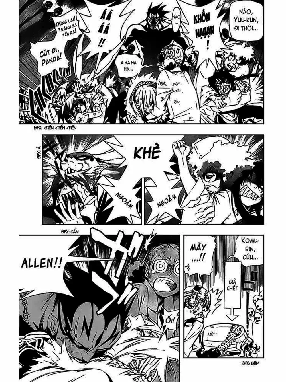 Truyện Tranh Quái Vật Sinh Ra Từ Linh Hồn Chết Chóc - D. Gray-Man trang 8