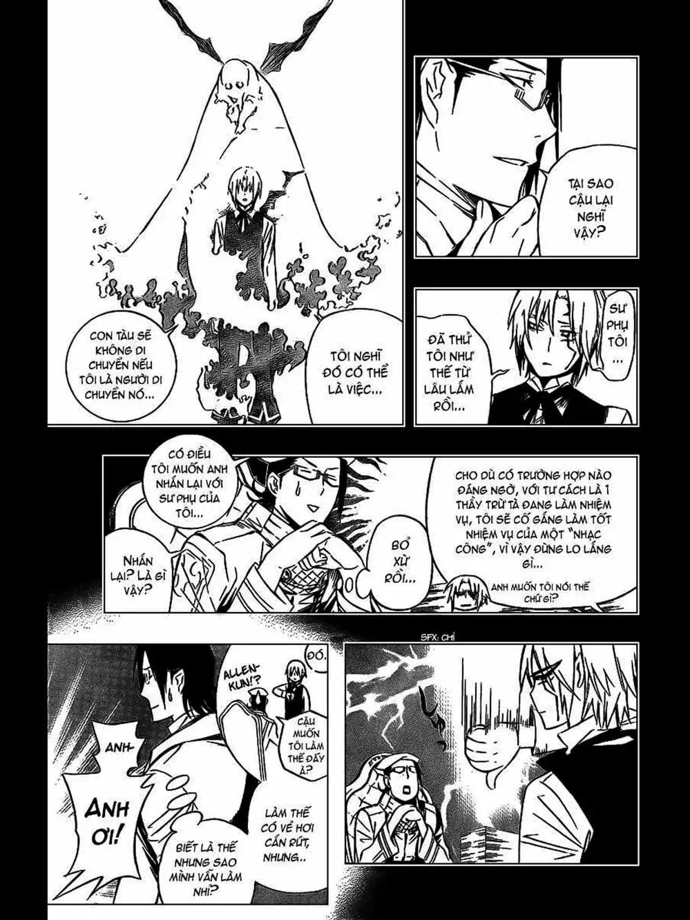 Truyện Tranh Quái Vật Sinh Ra Từ Linh Hồn Chết Chóc - D. Gray-Man trang 8