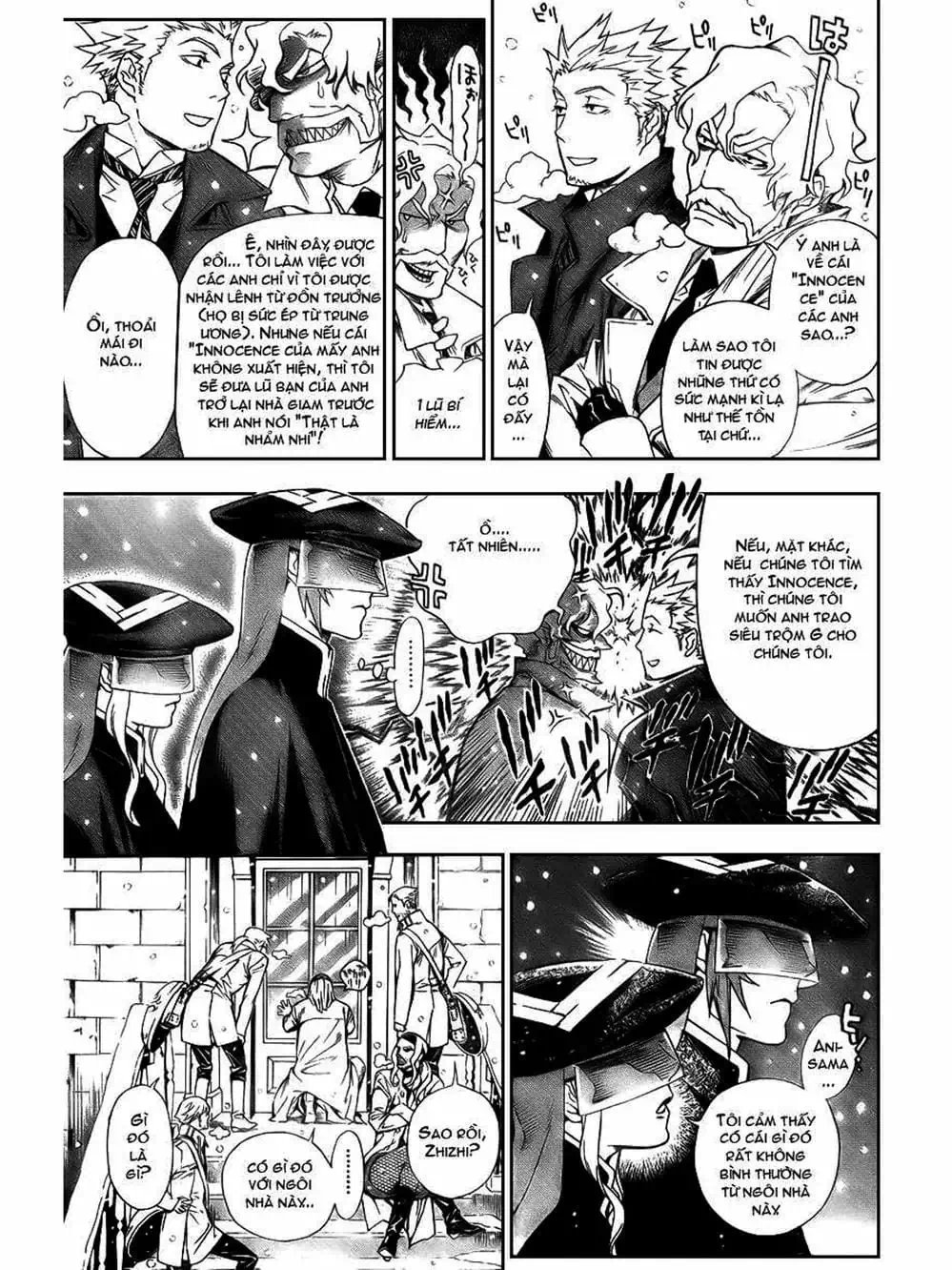 Truyện Tranh Quái Vật Sinh Ra Từ Linh Hồn Chết Chóc - D. Gray-Man trang 8