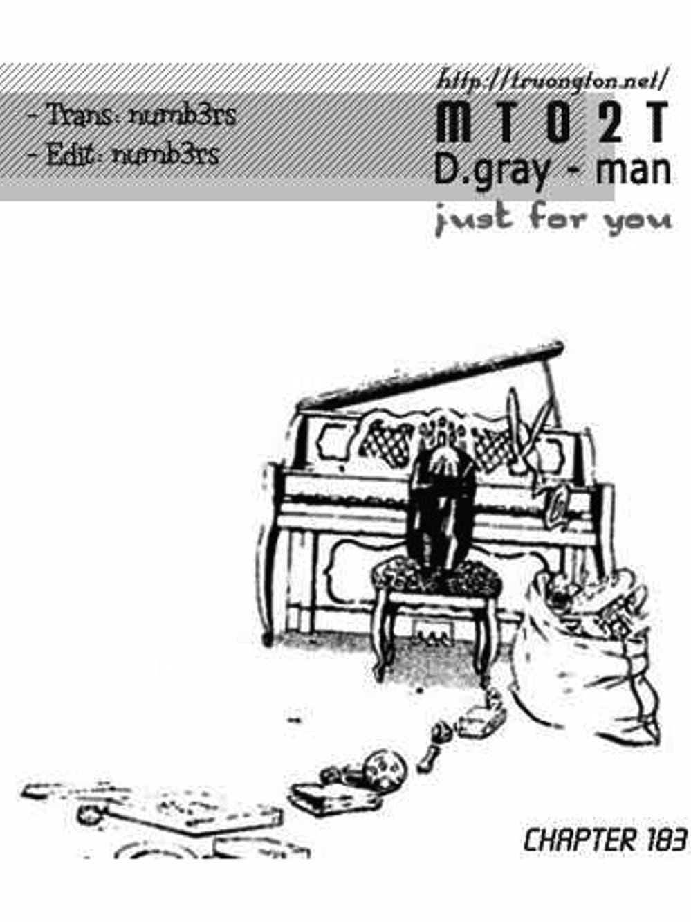 Truyện Tranh Quái Vật Sinh Ra Từ Linh Hồn Chết Chóc - D. Gray-Man trang 8