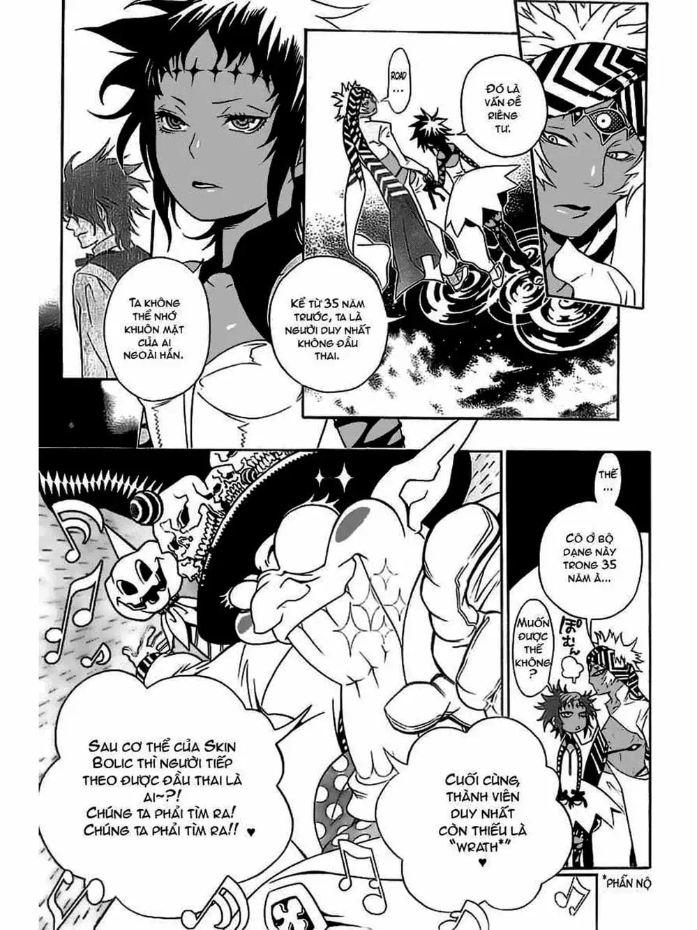 Truyện Tranh Quái Vật Sinh Ra Từ Linh Hồn Chết Chóc - D. Gray-Man trang 8