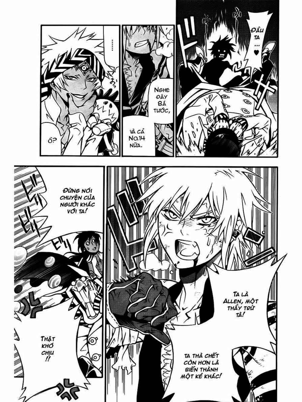 Truyện Tranh Quái Vật Sinh Ra Từ Linh Hồn Chết Chóc - D. Gray-Man trang 8